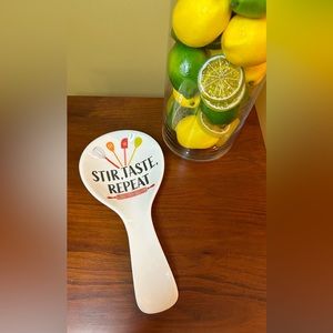 Stir ….Taste …Repeat Spoon Rest - N w/o T